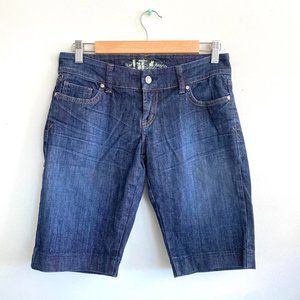 IT JEANS LOS ANGELES DENIM BERMUDA SHORTS SIZE 28 Y2K